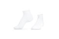 Blank white ancle socks pair mockup toe, side view Royalty Free Stock Photo