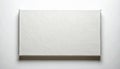 Blank White Art Canvas on a Clean Background Royalty Free Stock Photo