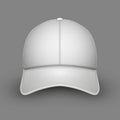 Blank white baseball cap Royalty Free Stock Photo