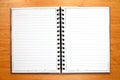 Blank white binder notebook Royalty Free Stock Photo