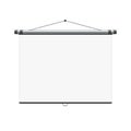 Blank white board. Royalty Free Stock Photo