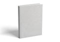 Blank white book isolated on white background Royalty Free Stock Photo
