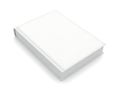 Blank white book standing upright Royalty Free Stock Photo