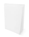 Blank white book on white Royalty Free Stock Photo
