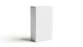 Blank white box on white background Royalty Free Stock Photo