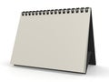 Blank white calendar Royalty Free Stock Photo