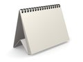 Blank white calendar Royalty Free Stock Photo