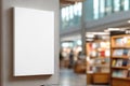 Blank Canvas in Modern Library - Inspires Creativity and Innovation in Royalty Free Stock Photo