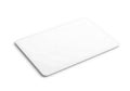 Blank white card isolated on white background Royalty Free Stock Photo