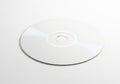 Blank white cd disc isolated on white background Royalty Free Stock Photo