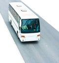 Blank white coach Royalty Free Stock Photo