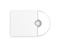 Blank white compact disk in the envelope Royalty Free Stock Photo