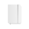 Blank White Copybook Template. Vector