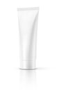 Blank white cosmetic tube Royalty Free Stock Photo