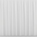 Blank white curtain or drapes on white-gray background Royalty Free Stock Photo