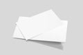 Blank White Envelope Mockup with a Invitation Card Royalty Free Stock Photo