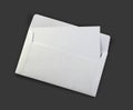 Blank White Envelope Mockup with a Invitation Card Royalty Free Stock Photo