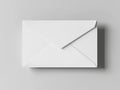 Blank White Envelope Mockup for Stationery Presentation and Mail Communication Services Template Royalty Free Stock Photo