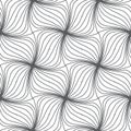 Monochrome hand drawn swrils seamless repeating pattern background.