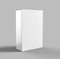 Blank white Food cardboard box. 3d render illustration. Royalty Free Stock Photo