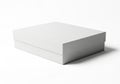 Blank white gift box on a white background Royalty Free Stock Photo