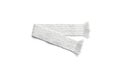 Blank white knitted scarf folded mock up, isolated