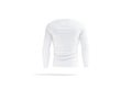 Blank white longsleeve t-shirt mock up, back view Royalty Free Stock Photo