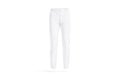 Blank white man pants mockup, front view