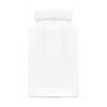 Blank White Medicine Bottle Royalty Free Stock Photo