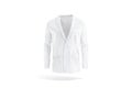 Blank white men blazer mockup, front view