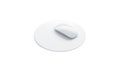 Blank white mouse pad mock up side view, isolated Royalty Free Stock Photo