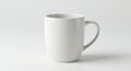 Blank White Mug Isolated on White Background Royalty Free Stock Photo