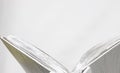 Blank white open book on a uniform backgroundblank white open book Royalty Free Stock Photo