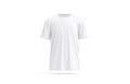 Blank white oversize t-shirt mockup, front view