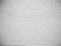 Blank white painted brick wall background Royalty Free Stock Photo