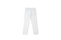 Blank white pants lying mock up, front view Royalty Free Stock Photo