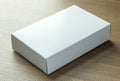 Blank white paper box Royalty Free Stock Photo