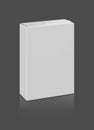 Blank white paper box Royalty Free Stock Photo