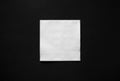 Blank paper napkin Royalty Free Stock Photo