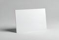 blank white piece of paper sitting on top of the table