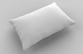 Blank white pillow cushion ready for your design. 3d render illustration Royalty Free Stock Photo