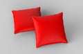 Blank white pillow cushion ready for your design. 3d render illustration Royalty Free Stock Photo