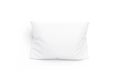 Blank white pillow mockup, isolated, top view