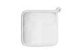 Blank white Pot holder mockup. Kitchen accessory. Cooking mitten.