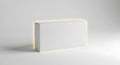 Blank White Product Box with Golden Glow Mockup Royalty Free Stock Photo