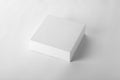 Blank White Product Packaging Box for Mockups