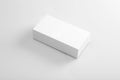 Blank White Product Packaging Box for Mockups Royalty Free Stock Photo