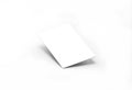 Blank white rectangle for phone display app web design mockup, clipping path, 3d rendering. Site interface mock up Royalty Free Stock Photo