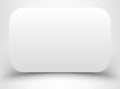 Blank white rectangle with rounded corners