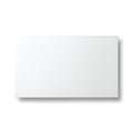 A blank white rectangular object is displayed on a plain white background Royalty Free Stock Photo